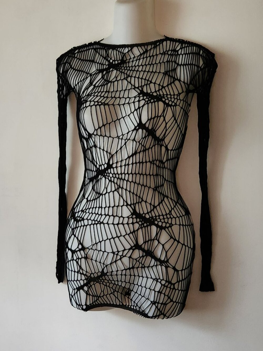 Open weave top fully elasticized black OSFM NEW
